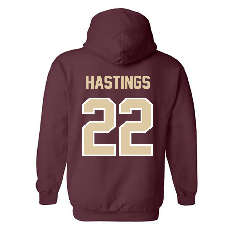 Boston College - NCAA Men's Basketball : Jayden Hastings - Classic Shersey Hooded Sweatshirt-1