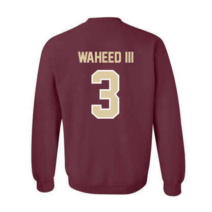 Boston College - NCAA Men's Basketball : Akbar Waheed III - Classic Shersey Crewneck Sweatshirt-1