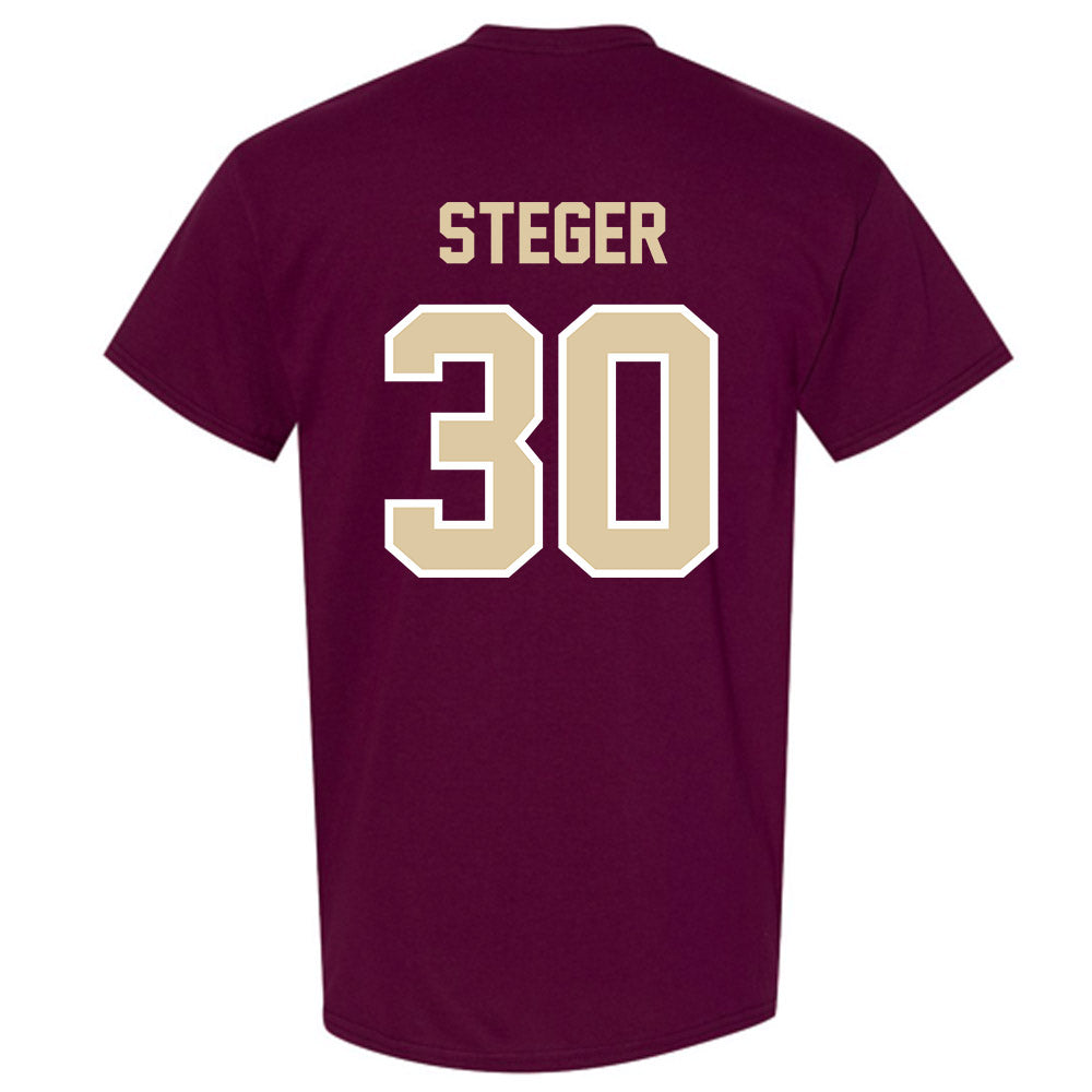 Boston College - NCAA Men's Basketball : Caleb Steger - Classic Shersey T-Shirt-1