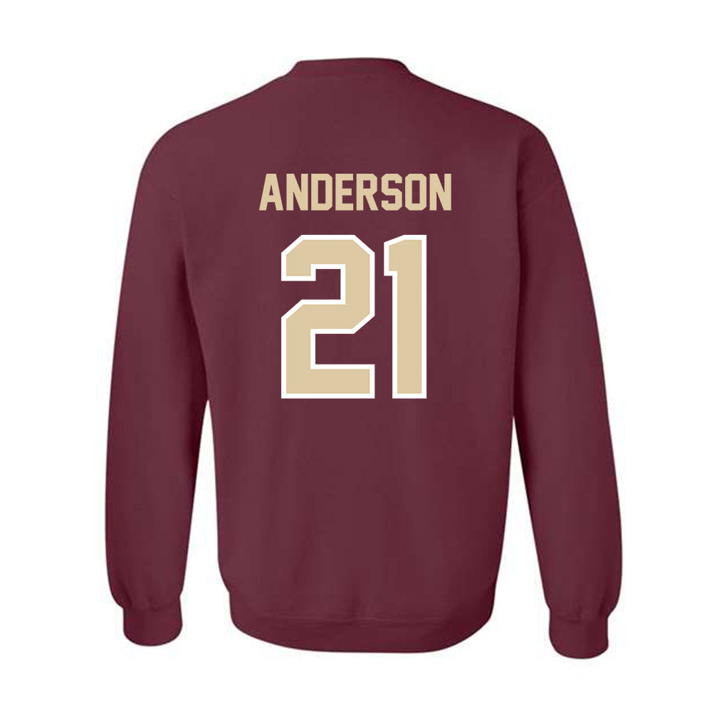 Boston College - NCAA Women's Basketball : Amirah Anderson - Classic Shersey Crewneck Sweatshirt-1
