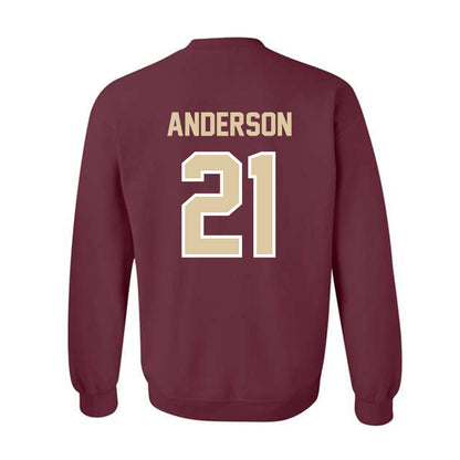 Boston College - NCAA Women's Basketball : Amirah Anderson - Classic Shersey Crewneck Sweatshirt-1