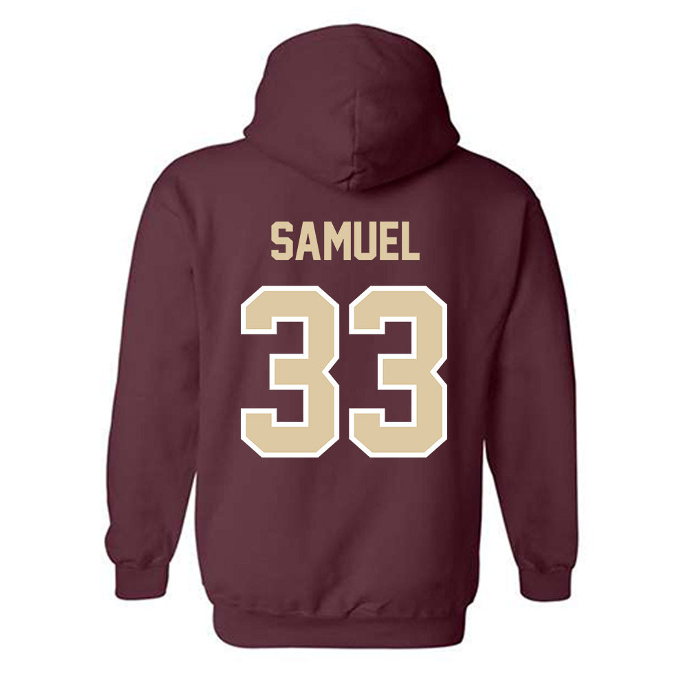 Boston College - NCAA Women's Basketball : Savannah Samuel - Classic Shersey Hooded Sweatshirt-1