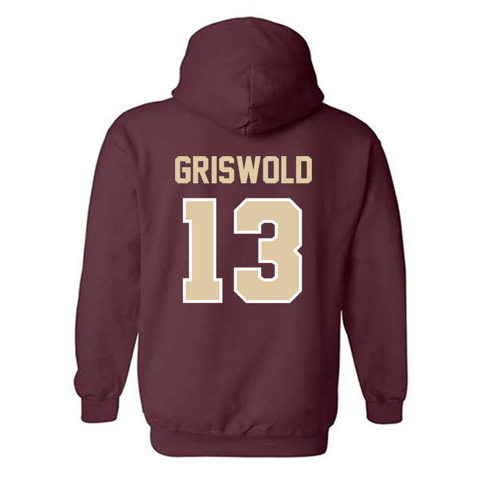 Boston College - NCAA Women's Ice Hockey : Jaime Griswold - Classic Shersey Hooded Sweatshirt-1