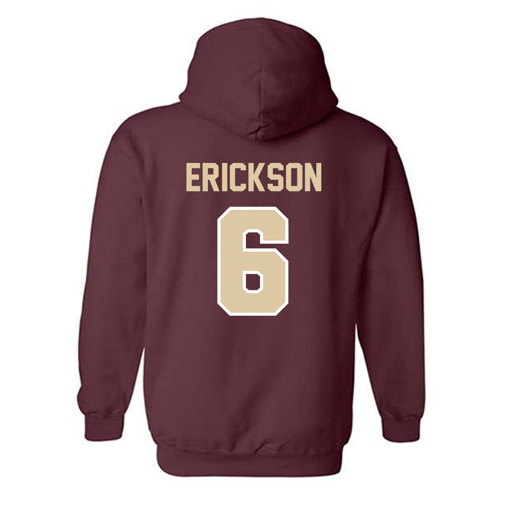 Boston College - NCAA Women's Ice Hockey : Kiley Erickson - Classic Shersey Hooded Sweatshirt-1