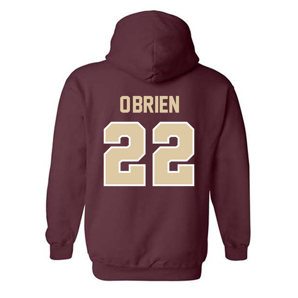 Boston College - NCAA Women's Ice Hockey : Olivia O'Brien - Classic Shersey Hooded Sweatshirt-1