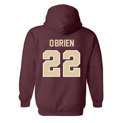 Boston College - NCAA Women's Ice Hockey : Olivia O'Brien - Classic Shersey Hooded Sweatshirt-1