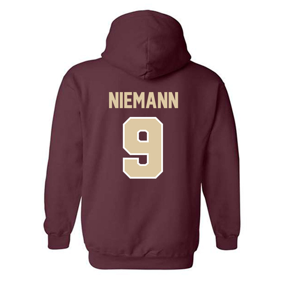 Boston College - NCAA Women's Ice Hockey : Maude Niemann - Classic Shersey Hooded Sweatshirt-1