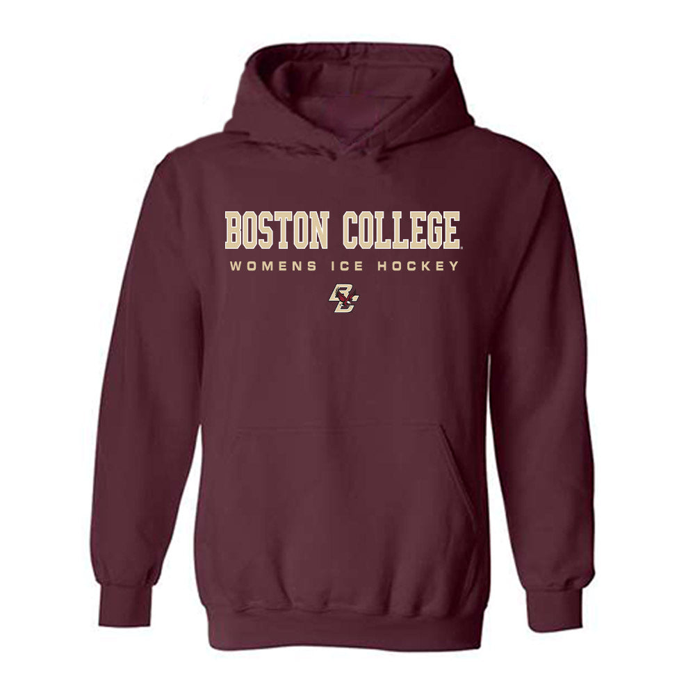 Boston College - NCAA Women's Ice Hockey : Alaina Dunn - Classic Shersey Hooded Sweatshirt-0