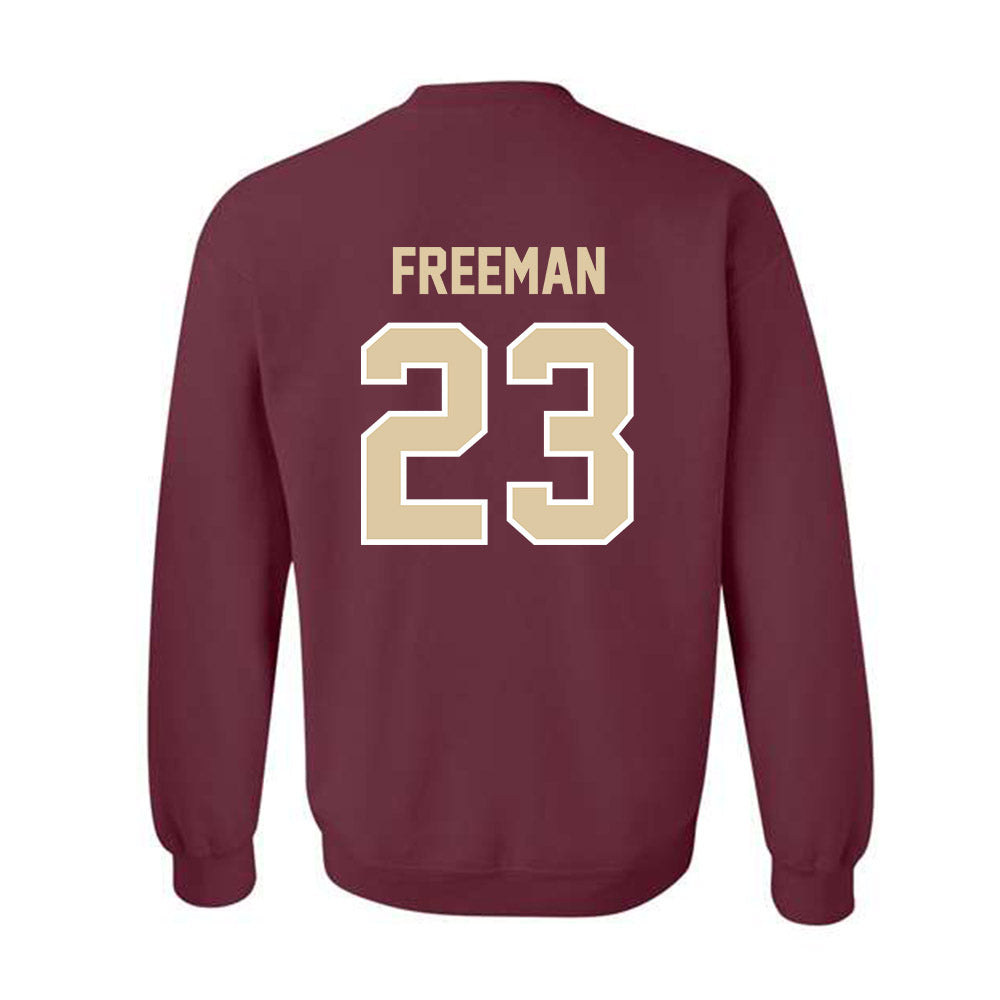 Boston College - NCAA Women's Soccer : Elsa Freeman - Classic Shersey Crewneck Sweatshirt-1