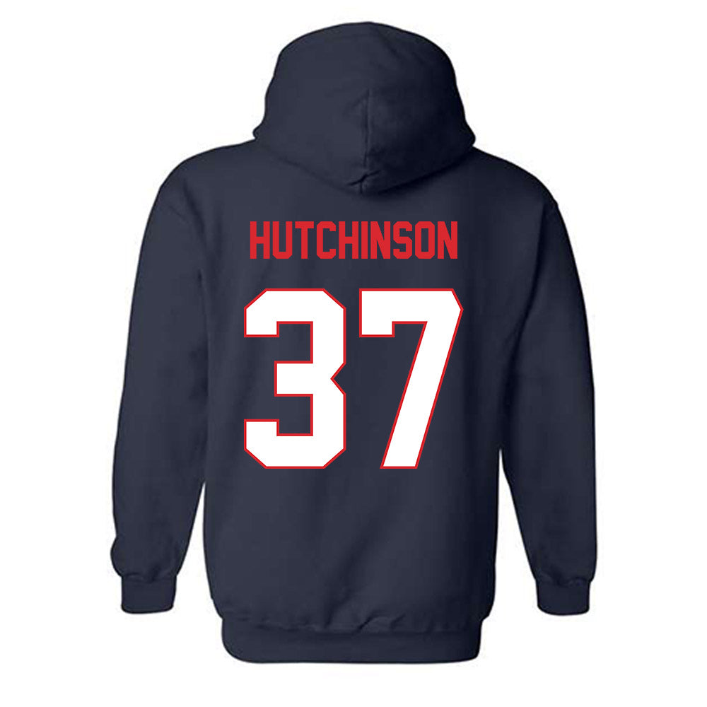 UConn - NCAA Baseball : Sam Hutchinson - Classic Shersey Hooded Sweatshirt