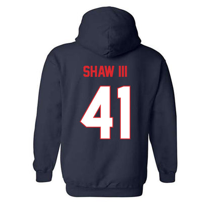 UConn - NCAA Baseball : Gregory Shaw III - Classic Shersey Hooded Sweatshirt
