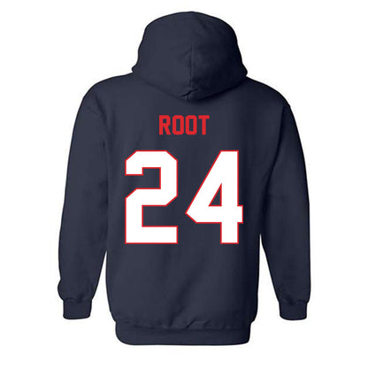 UConn - NCAA Baseball : Beau Root - Classic Shersey Hooded Sweatshirt