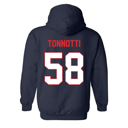 UConn - NCAA Baseball : Joey Tonnotti - Classic Shersey Hooded Sweatshirt