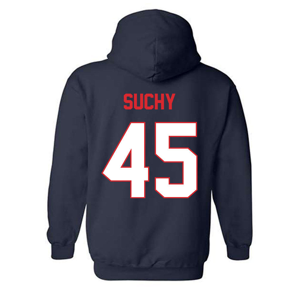 UConn - NCAA Baseball : Cayden Suchy - Classic Shersey Hooded Sweatshirt-1