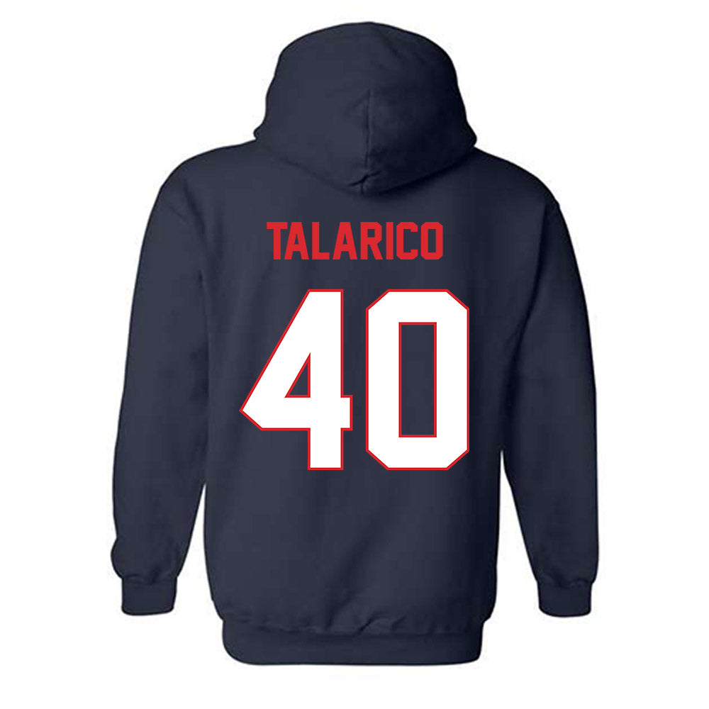 UConn - NCAA Baseball : Joe Talarico - Classic Shersey Hooded Sweatshirt-1