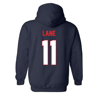 UConn - NCAA Baseball : Connor Lane - Classic Shersey Hooded Sweatshirt-1