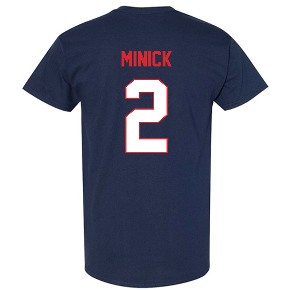 UConn - NCAA Baseball : Tyler Minick - Classic Shersey T-Shirt-1