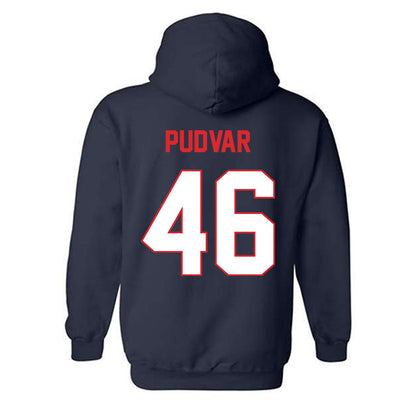 UConn - NCAA Baseball : Oliver Pudvar - Classic Shersey Hooded Sweatshirt