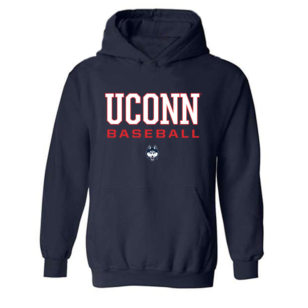 UConn - NCAA Baseball : Evan Hamberger - Classic Shersey Hooded Sweatshirt