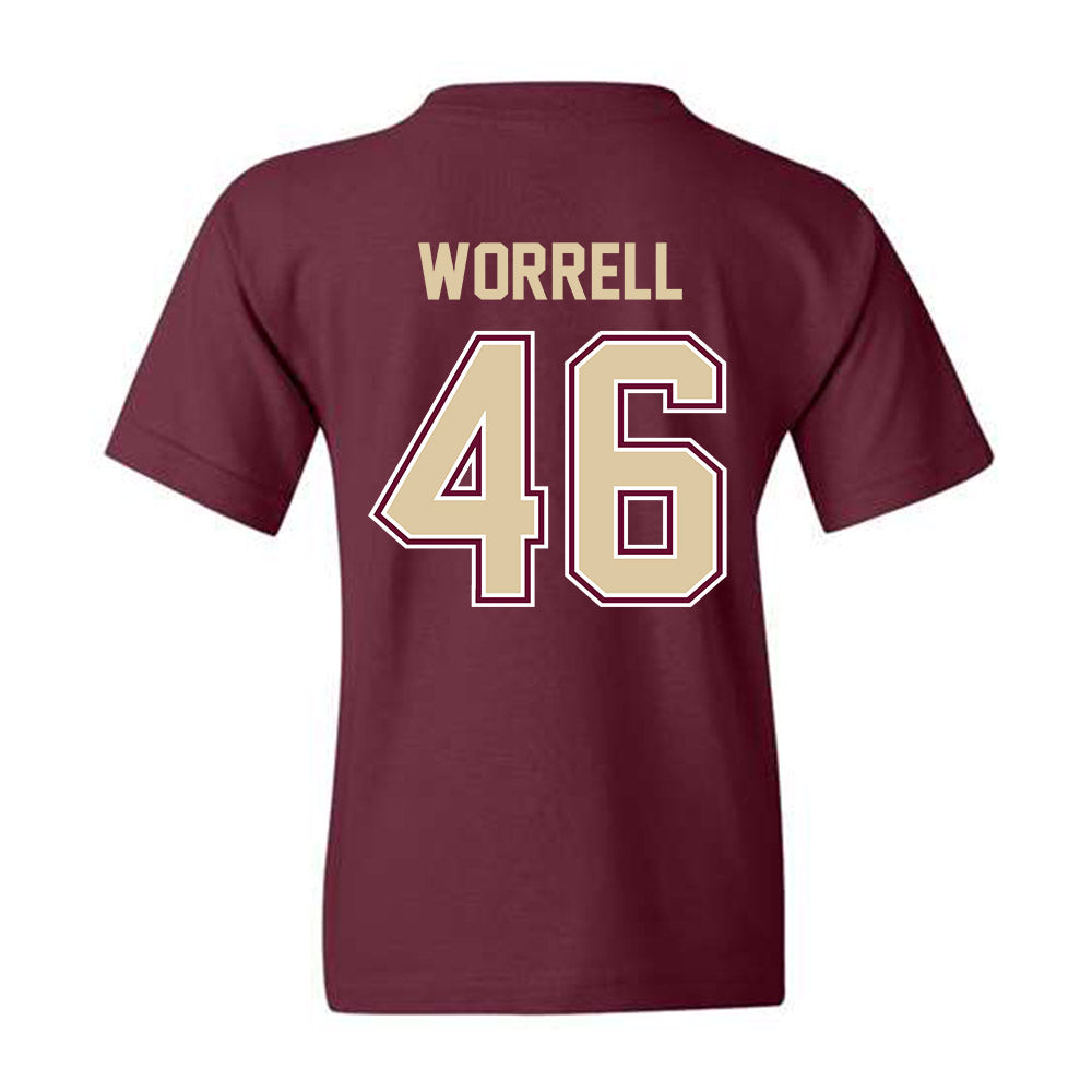 Boston College - NCAA Football : Bryant Worrell - Youth T-Shirt