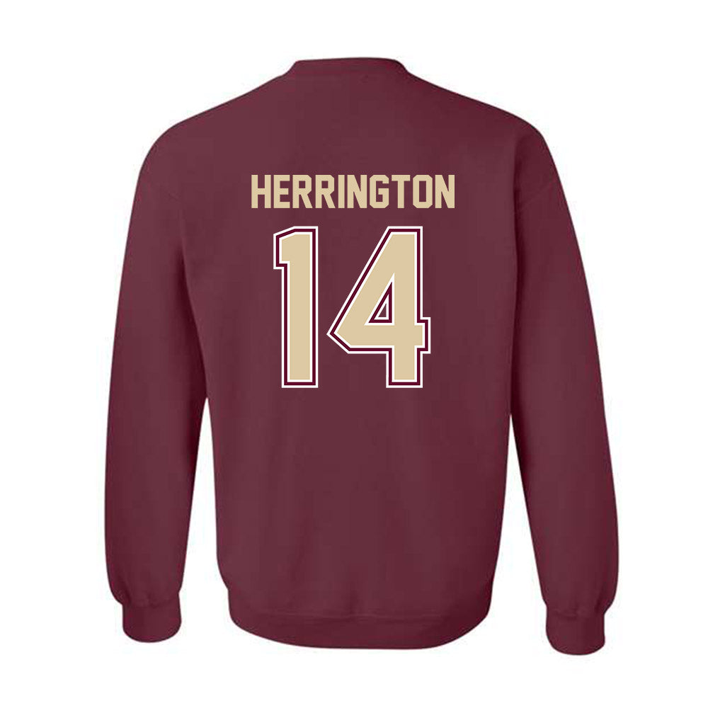 Boston College - NCAA Women's Volleyball : Anna Herrington - Crewneck Sweatshirt Classic Shersey