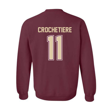 Boston College - NCAA Women's Field Hockey : Samantha Crochetiere - Crewneck Sweatshirt Classic Shersey