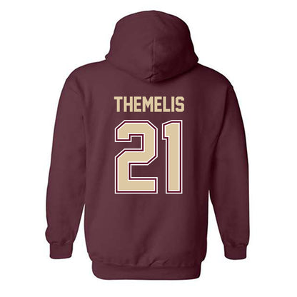 Boston College - NCAA Women's Lacrosse : Maria Themelis - Hooded Sweatshirt