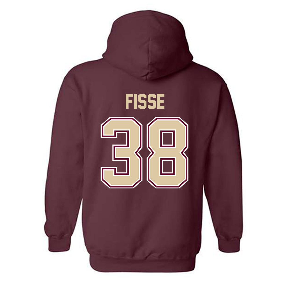 Boston College - NCAA Baseball : Jordan Fisse - Hooded Sweatshirt Classic Shersey