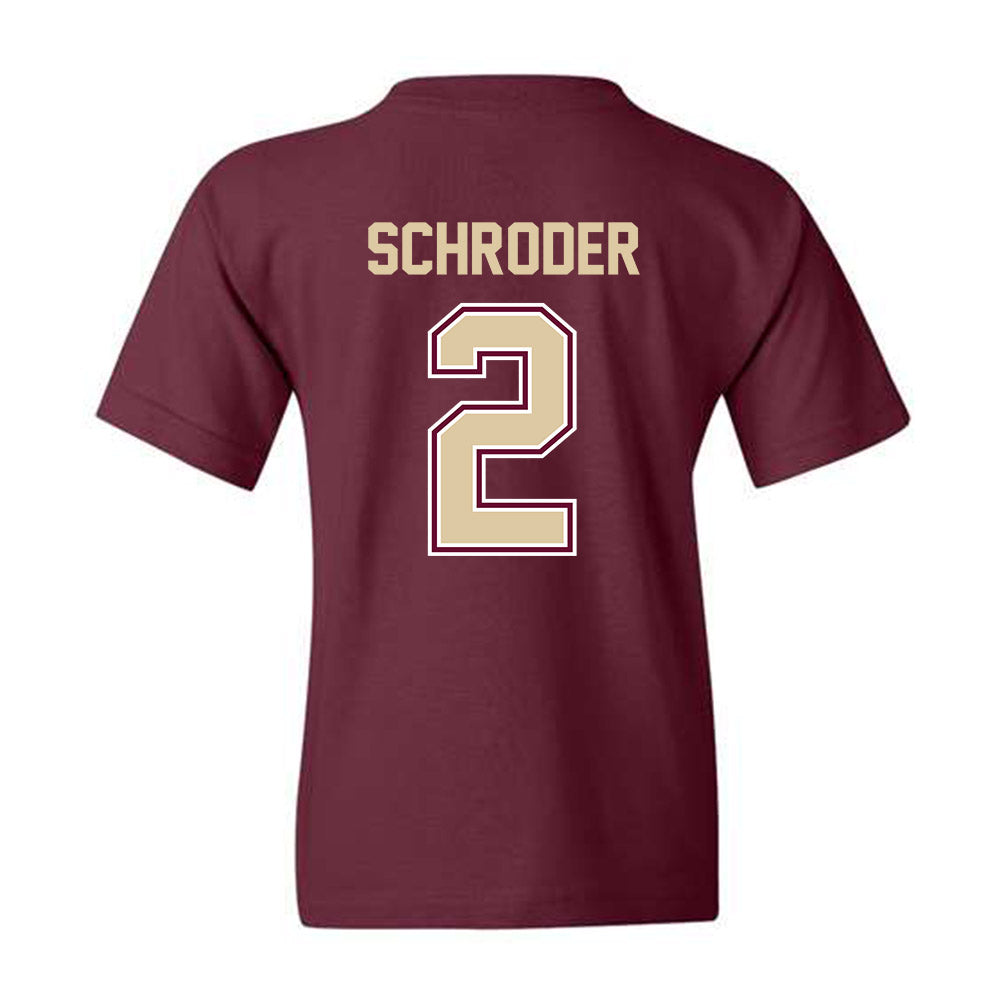 Boston College - NCAA Women's Volleyball : Halle Schroder - Youth T-Shirt Classic Shersey