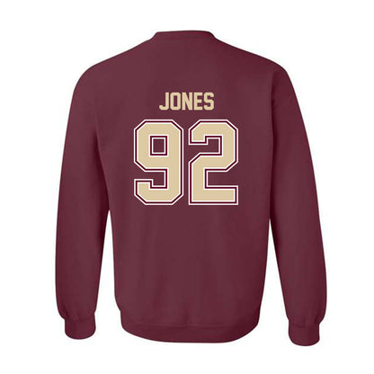 Boston College - NCAA Football : Caleb Jones - Crewneck Sweatshirt Classic Shersey