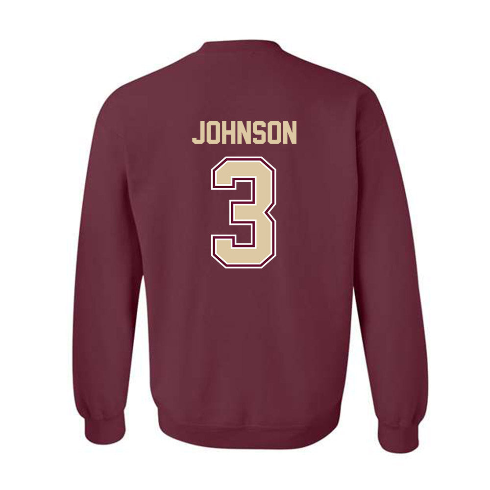 Boston College - NCAA Football : Khari Johnson - Crewneck Sweatshirt