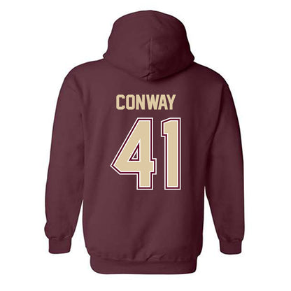 Boston College - NCAA Football : Liam Conway - Hooded Sweatshirt