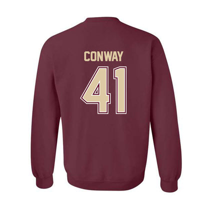 Boston College - NCAA Football : Liam Conway - Crewneck Sweatshirt