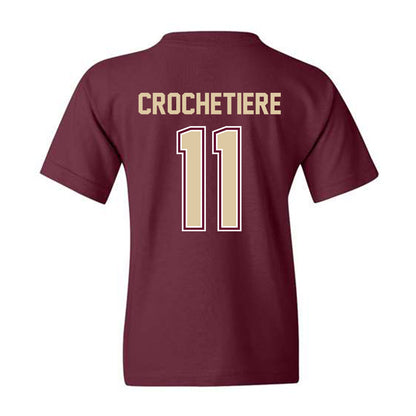 Boston College - NCAA Women's Field Hockey : Samantha Crochetiere - Youth T-Shirt Classic Shersey