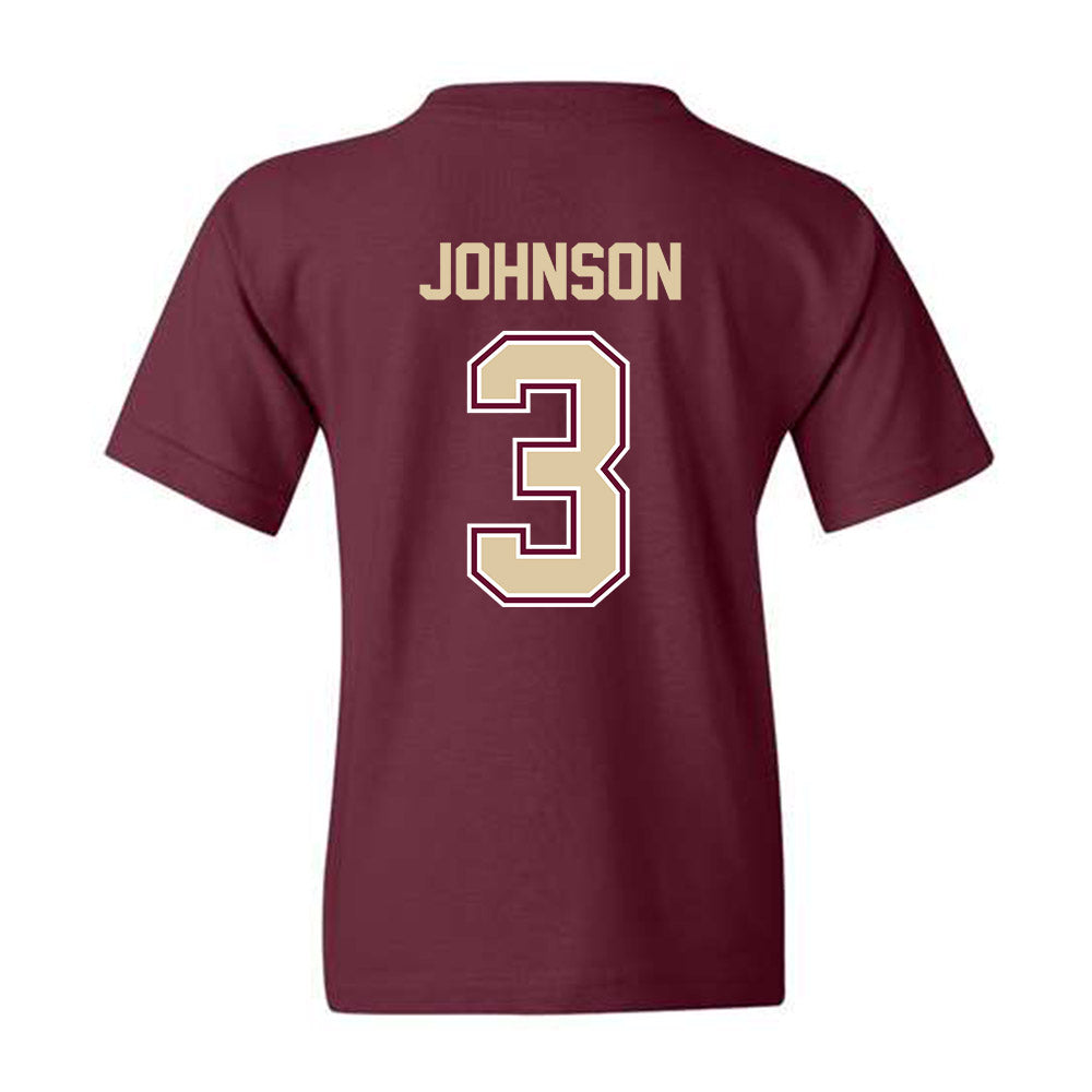 Boston College - NCAA Football : Khari Johnson - Youth T-Shirt