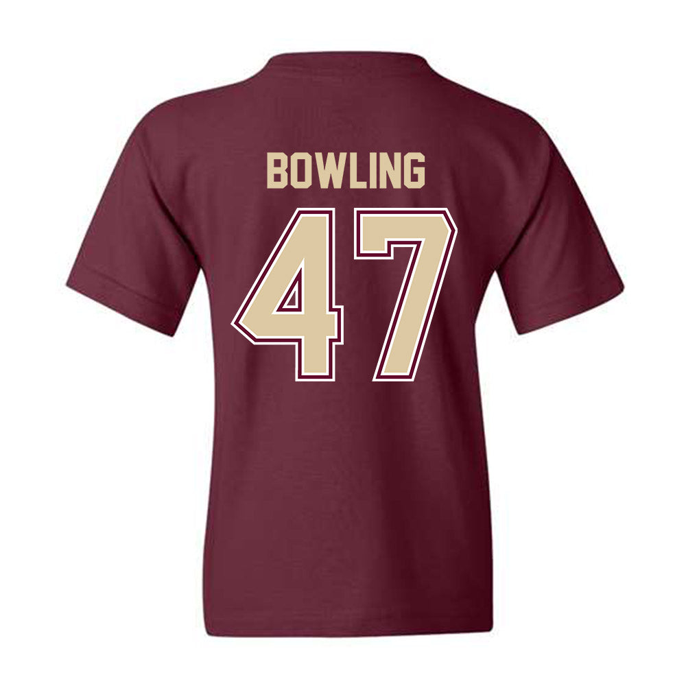 Boston College - NCAA Football : Caden Bowling - Youth T-Shirt