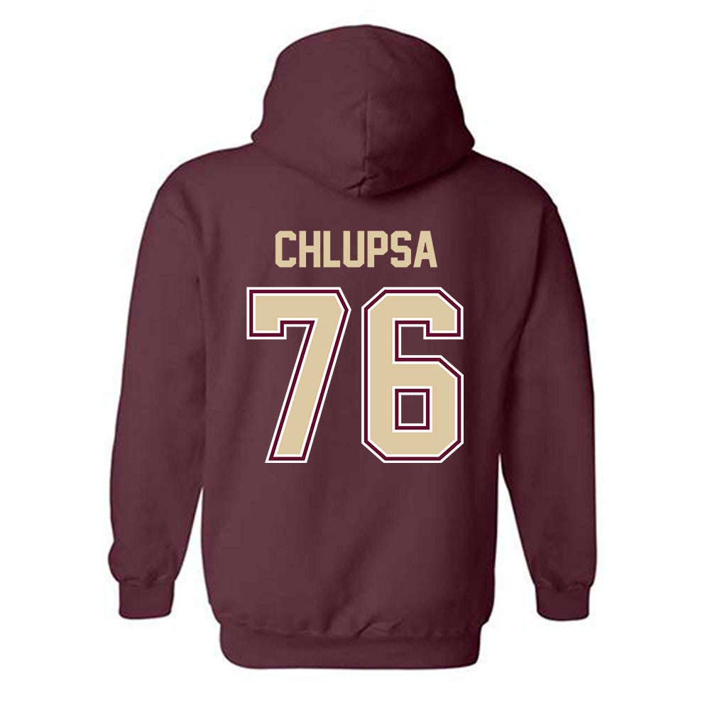 Boston College - NCAA Football : Tanner Chlupsa - Hooded Sweatshirt