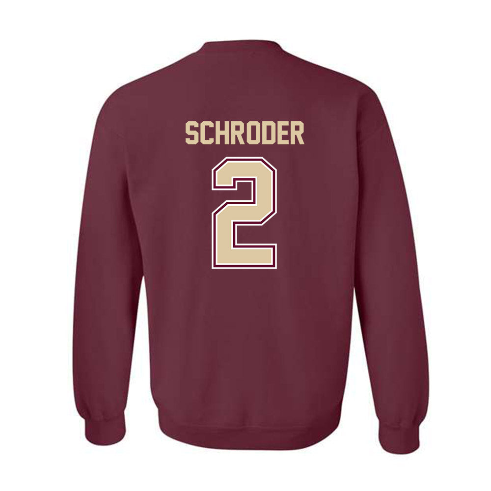 Boston College - NCAA Women's Volleyball : Halle Schroder - Crewneck Sweatshirt Classic Shersey