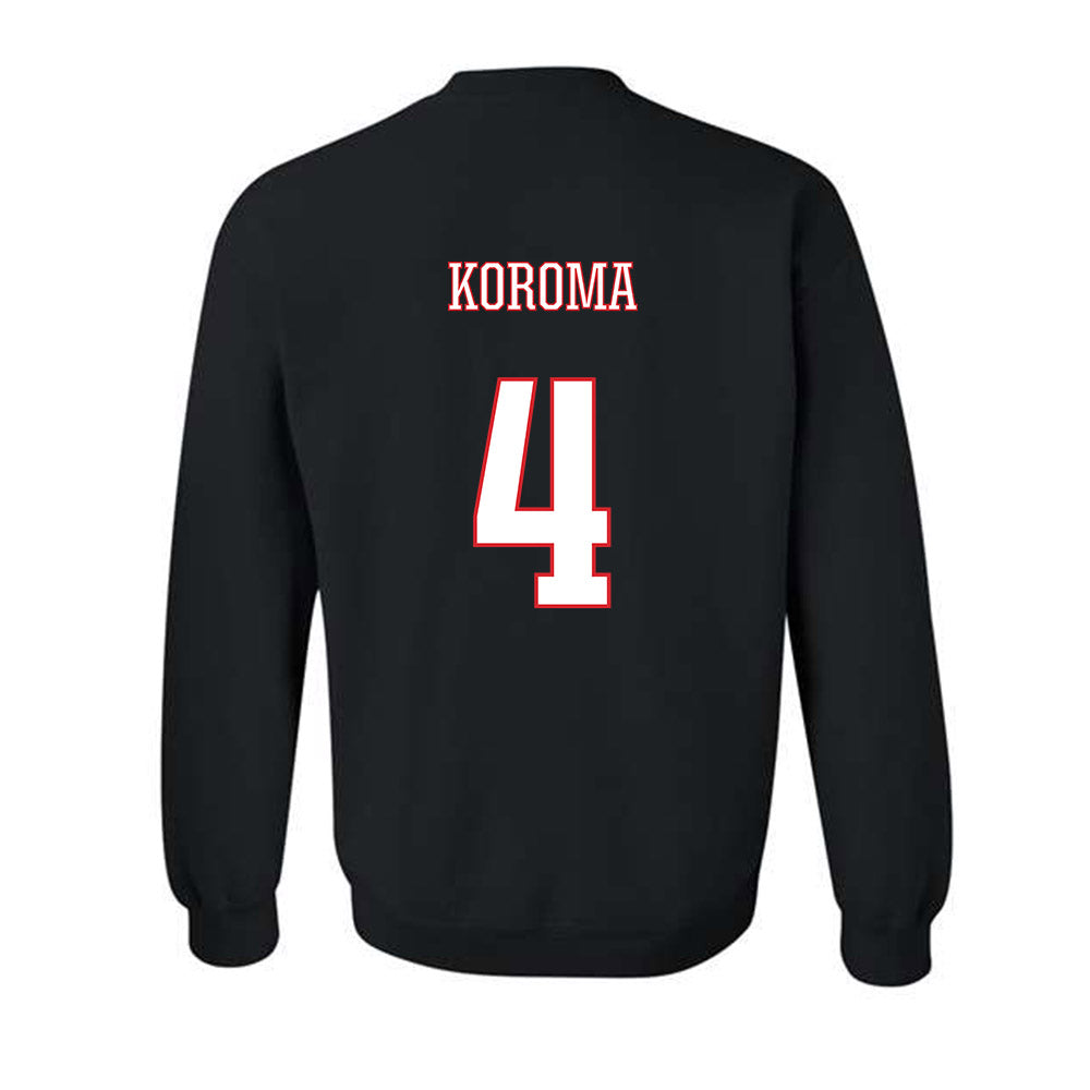 UConn - NCAA Men's Basketball : Dwayne Koroma - Classic Shersey Crewneck Sweatshirt-1