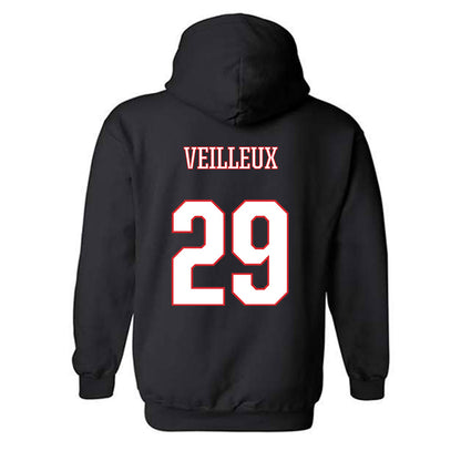 UConn - NCAA Men's Ice Hockey : Jake Veilleux - Classic Shersey Hooded Sweatshirt