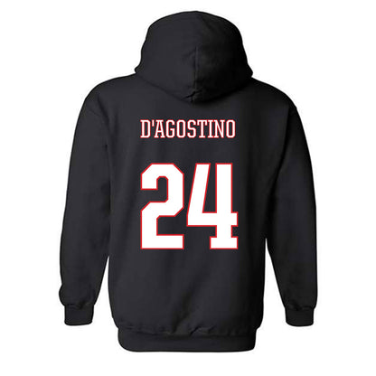 UConn - NCAA Men's Ice Hockey : Mark D'Agostino - Classic Shersey Hooded Sweatshirt