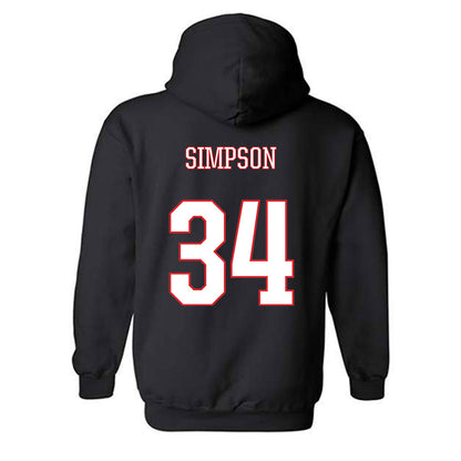 UConn - NCAA Men's Ice Hockey : Owen Simpson - Classic Shersey Hooded Sweatshirt