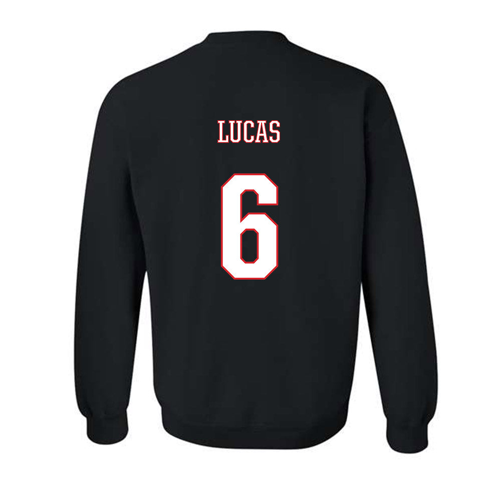 UConn - NCAA Men's Ice Hockey : Andrew Lucas - Classic Shersey Crewneck Sweatshirt