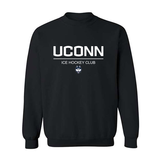 UConn - NCAA Men's Ice Hockey : Huston Karpman - Classic Shersey Crewneck Sweatshirt-0