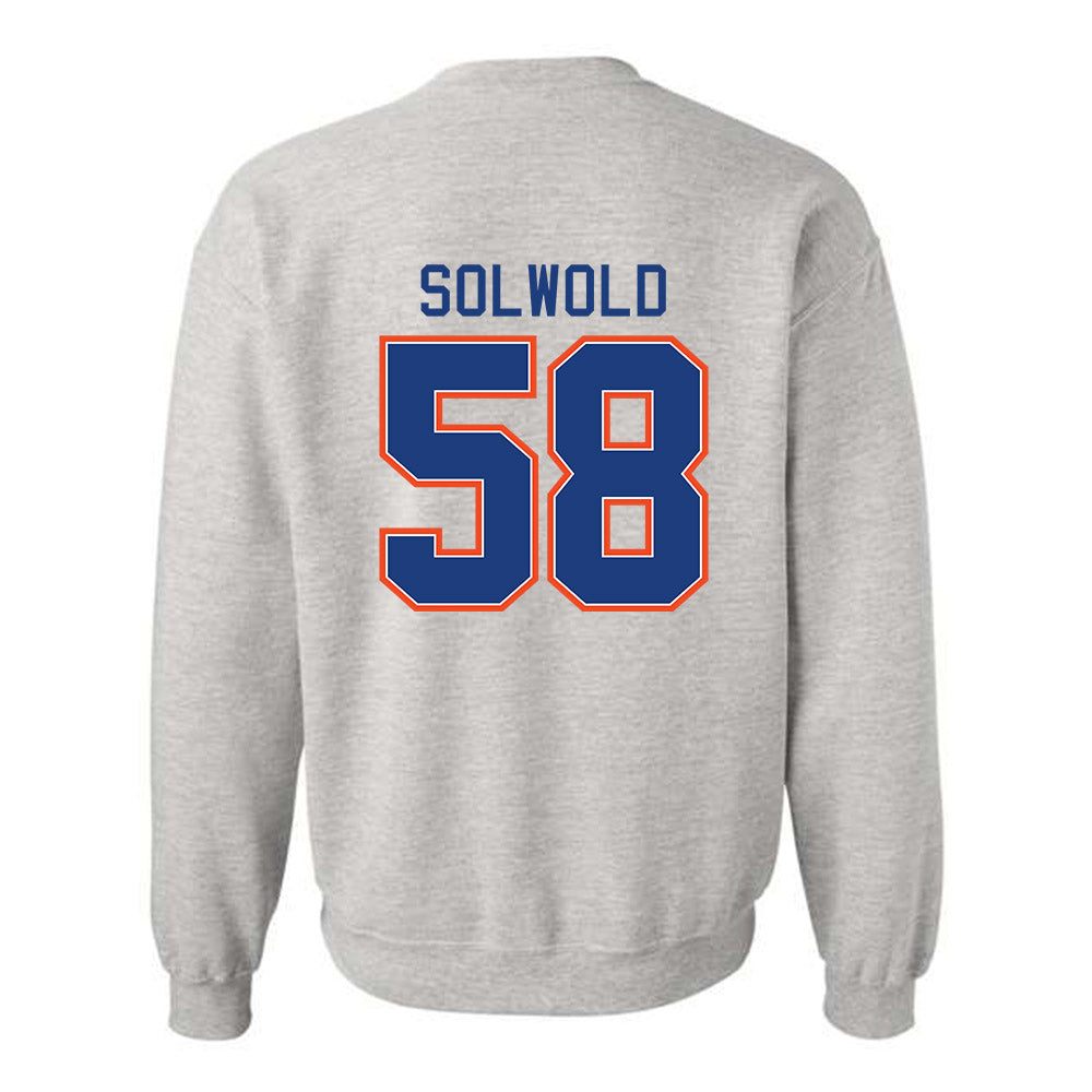 Florida - NCAA Football : Hunter Solwold - Classic Shersey Crewneck Sweatshirt-1