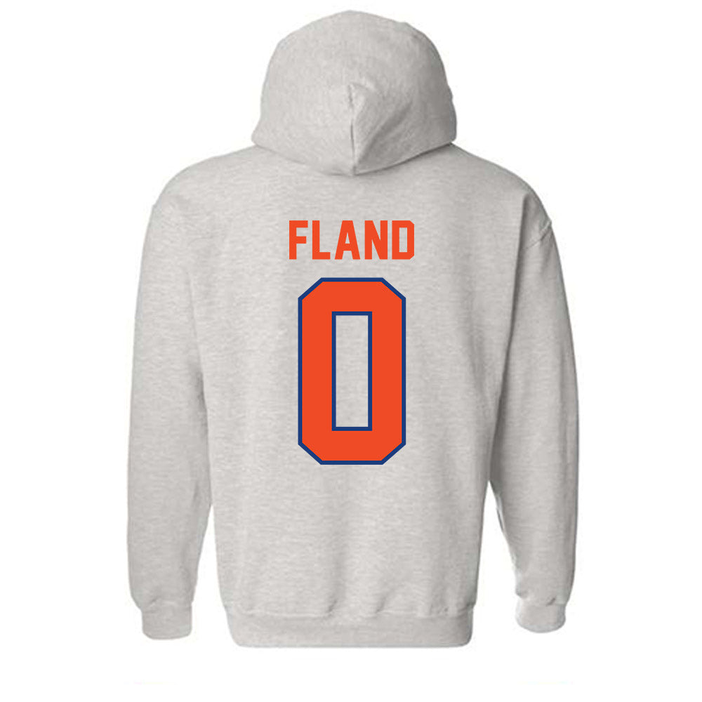 Florida - NCAA Men's Basketball : Johnuel Fland - Classic Shersey Hooded Sweatshirt-1