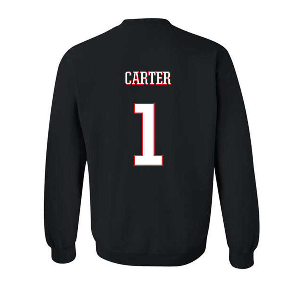UConn - NCAA Men's Soccer : Adam Carter - Classic Shersey Crewneck Sweatshirt-1
