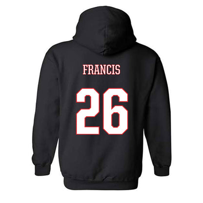 UConn - NCAA Men's Soccer : Sebastian Francis - Classic Shersey Hooded Sweatshirt-1