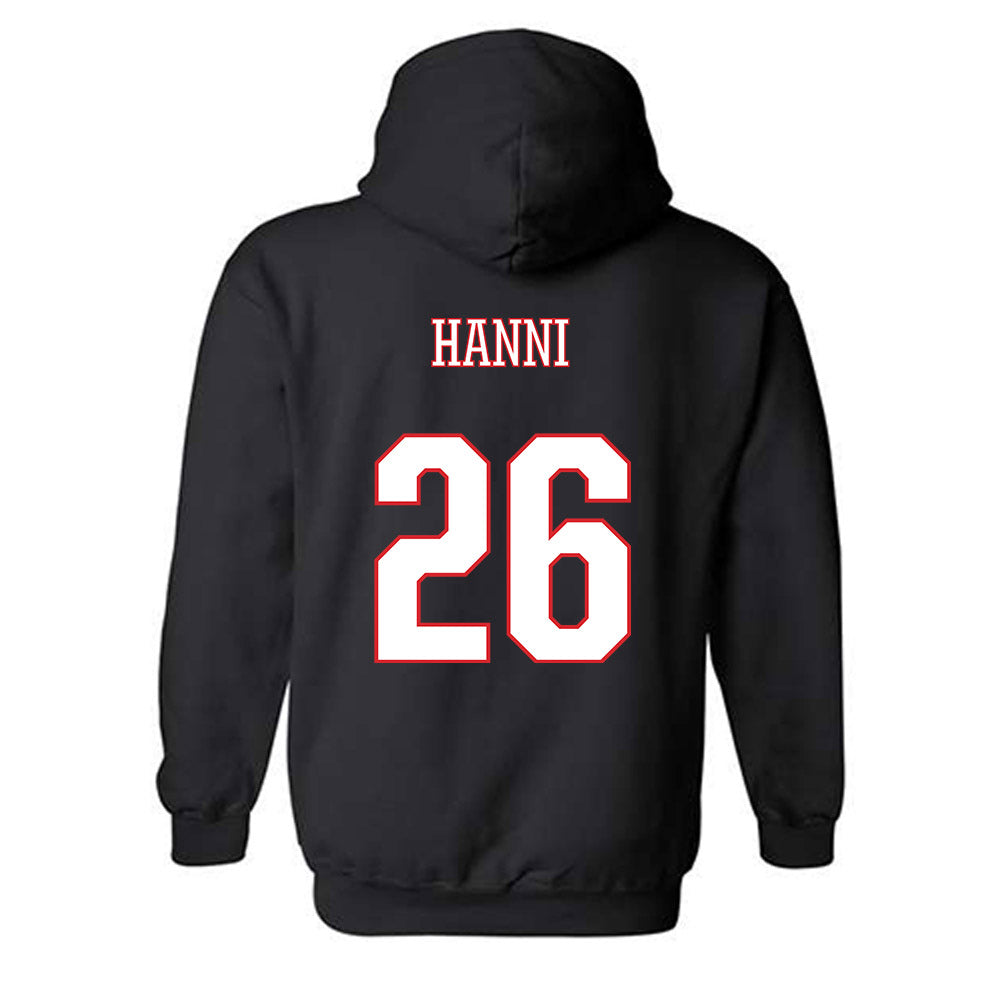 UConn - NCAA Men's Soccer : Sabri Hanni - Hooded Sweatshirt Classic Shersey