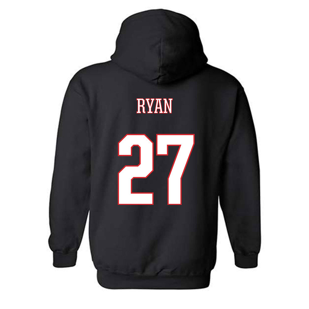 UConn - NCAA Men's Soccer : Jack Ryan - Classic Shersey Hooded Sweatshirt-1